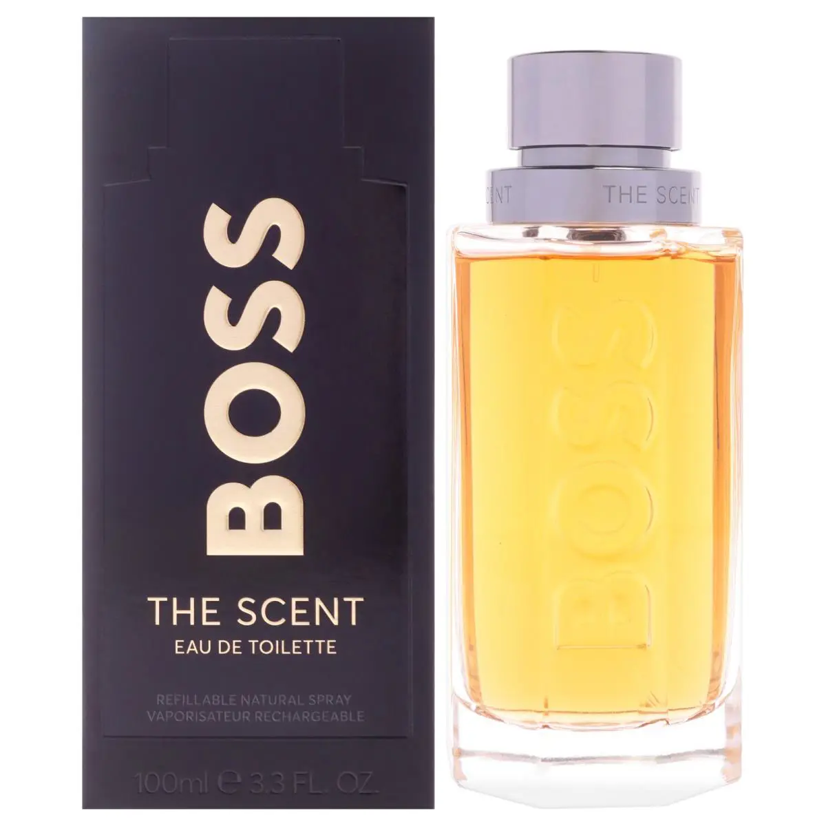 Boss The Scent by Hugo Boss For Men - 3.3 oz Edt Spray Refillable