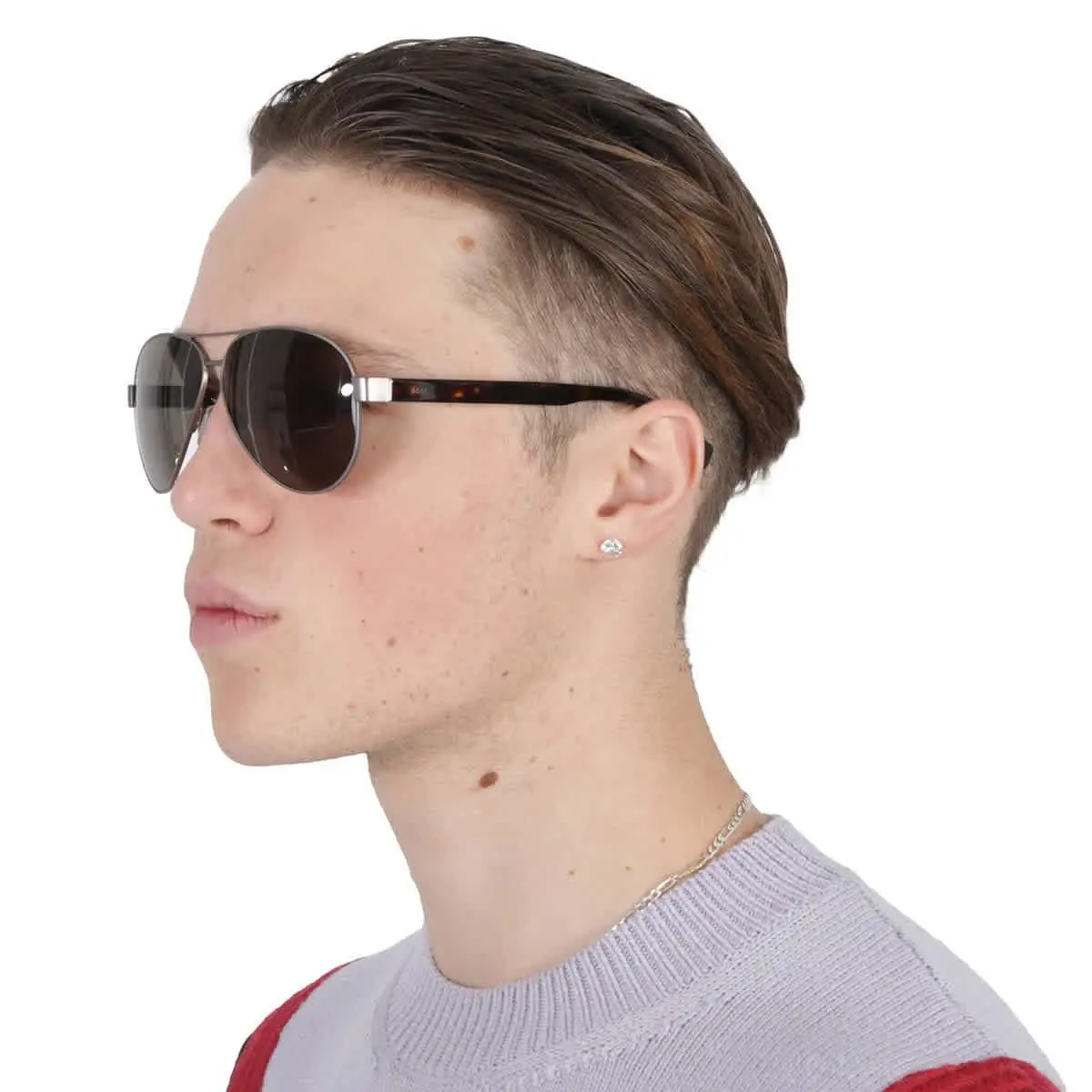 Brown Pilot Men`s Sunglasses Boss 1560/O/S 0R81/70 63 Boss 1560/O/S by Hugo Boss