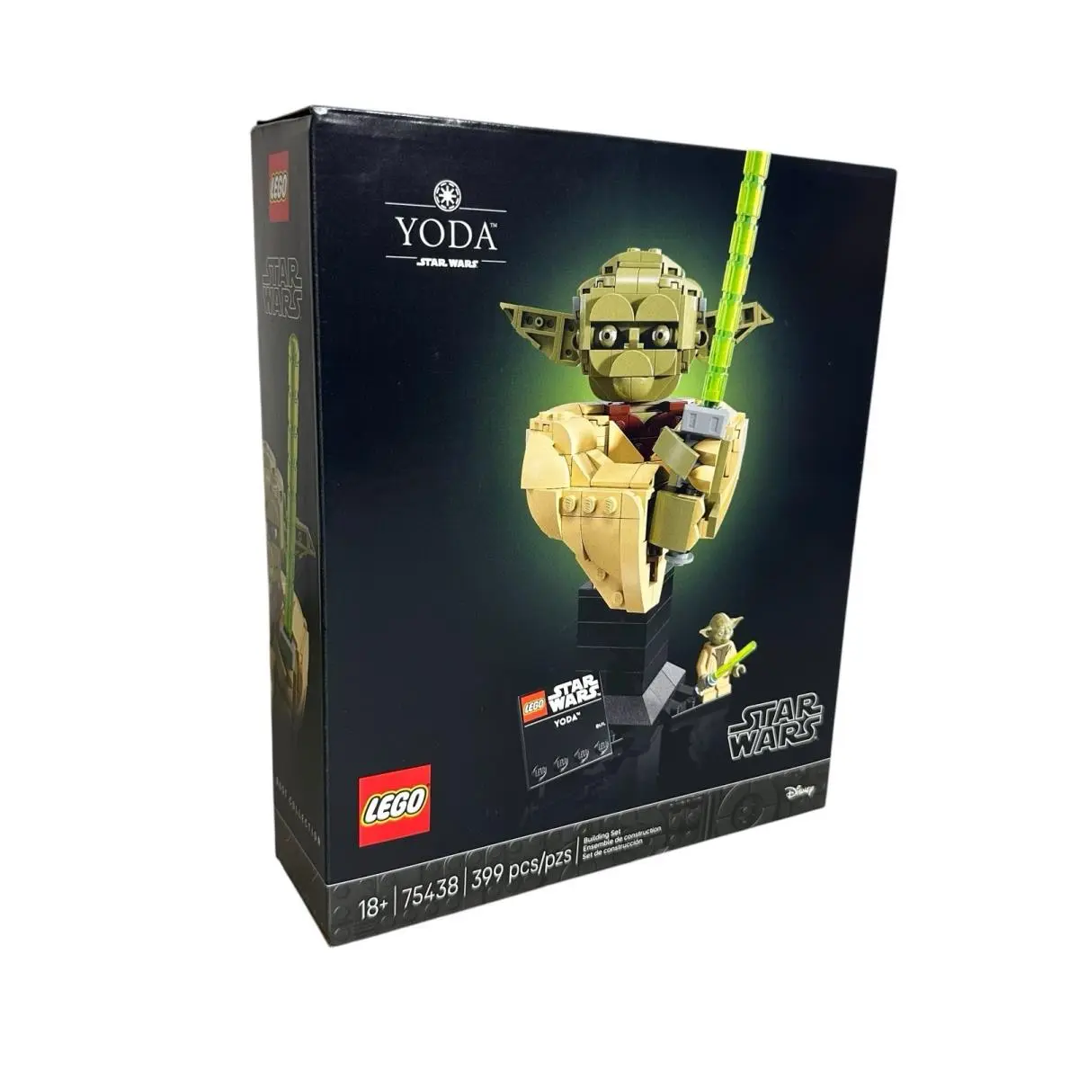 Lego Star Wars Yoda 75438 Building Set 399 Pieces 18+ with Display Stand