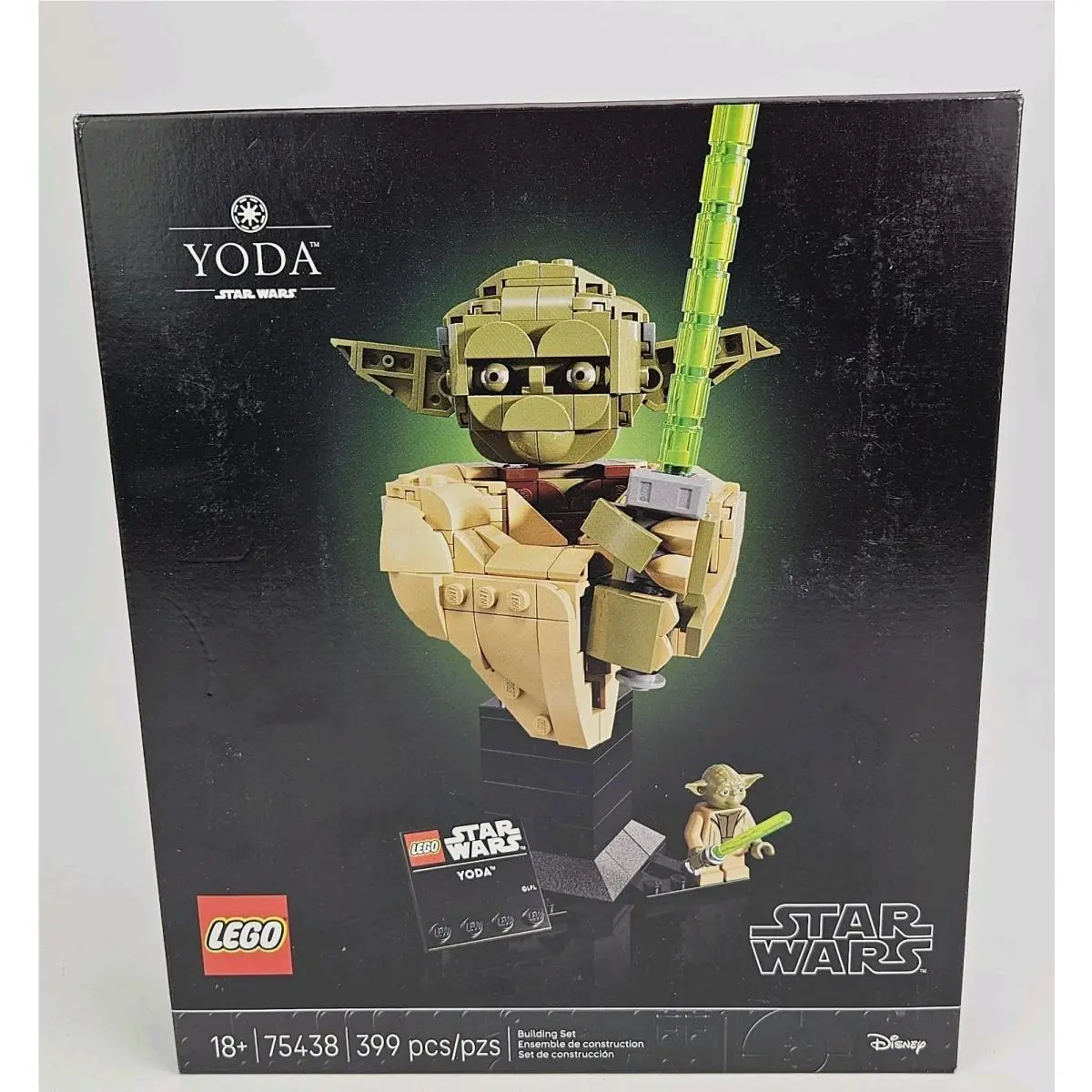 Lego Star Wars Yoda Bust 75438 Building Set Complete w/ Box Minifigure