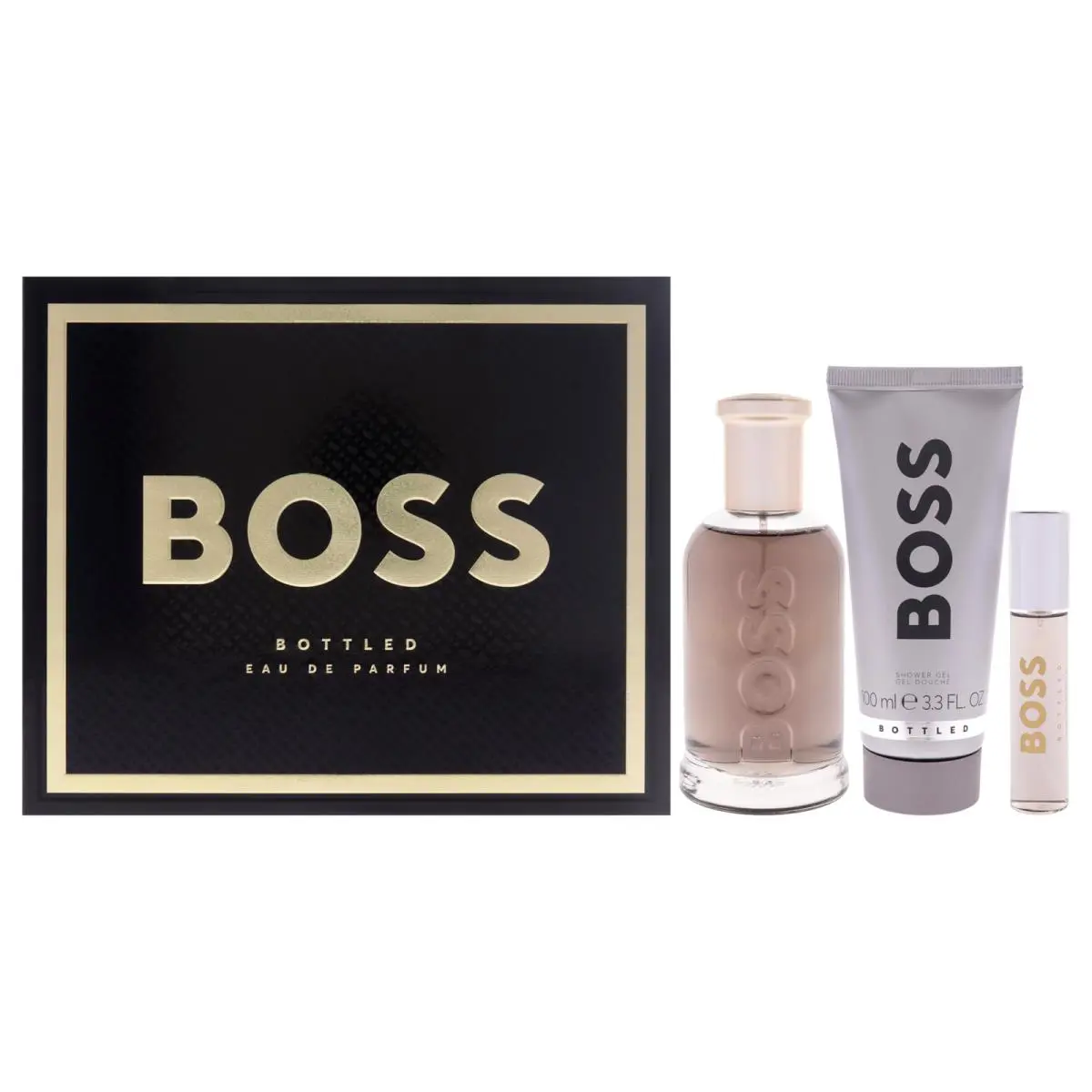 Boss Bottled No. 6 by Hugo Boss For Men - 3 Pc Gift Set
