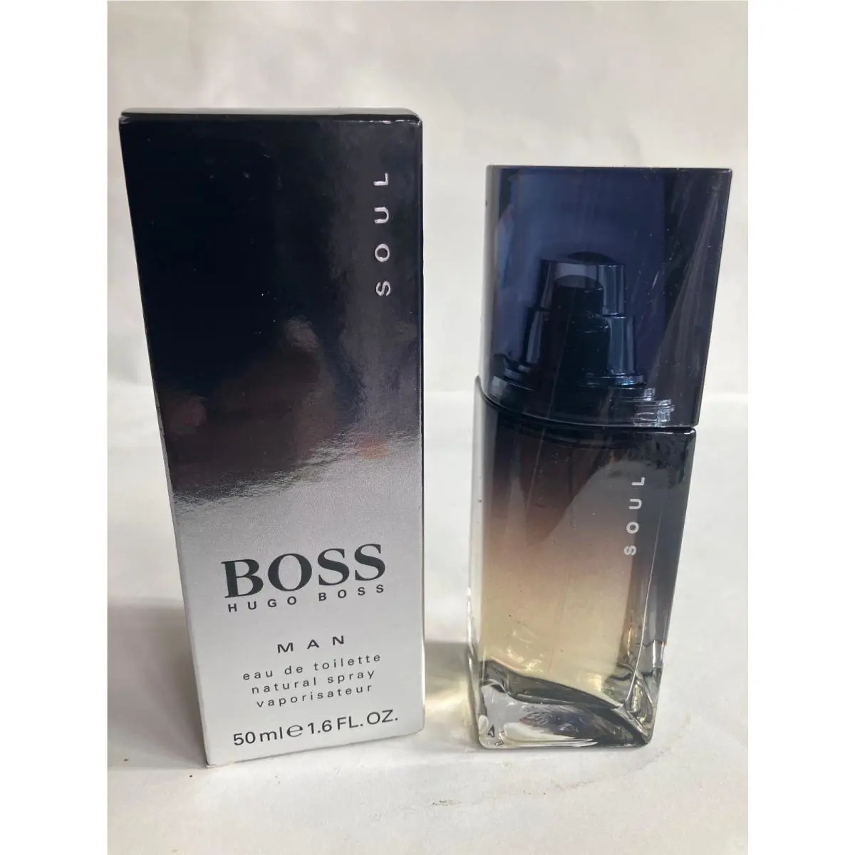 Hugo Boss Soul 1.6oz Edt Spray For Men Vintage Rare No Cello