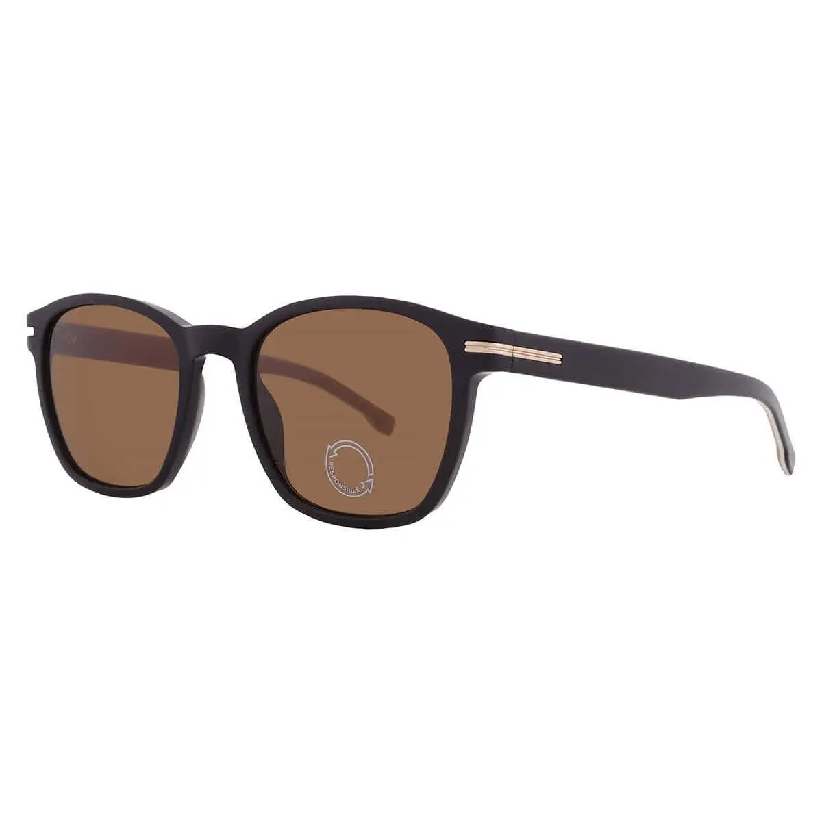 Hugo Boss Brown Square Men`s Sunglasses Boss 1505/S 807 52 Boss 1505/S 807 52