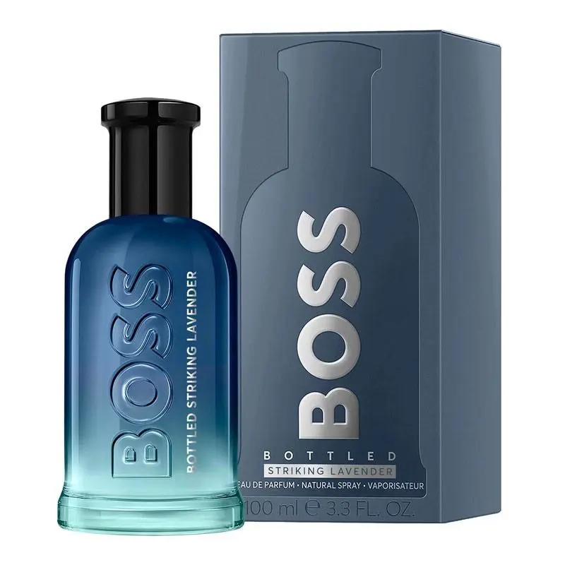 Boss Bottled Striking Lavender by Hugo Boss 3.3oz Edp For Men Box
