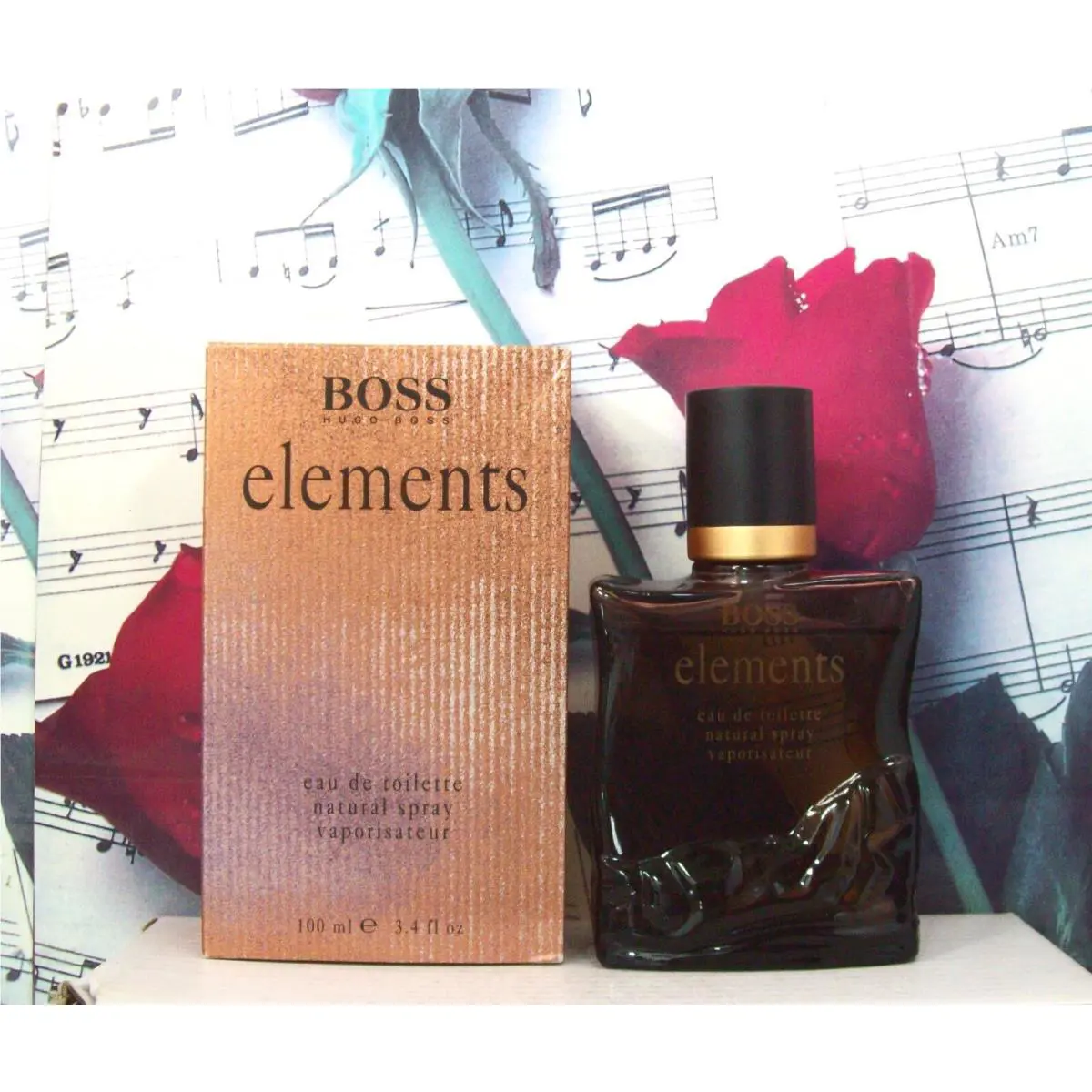 Boss Elements By Hugo Boss Edt Spray 3.4 Oz. Nwb. Vintage
