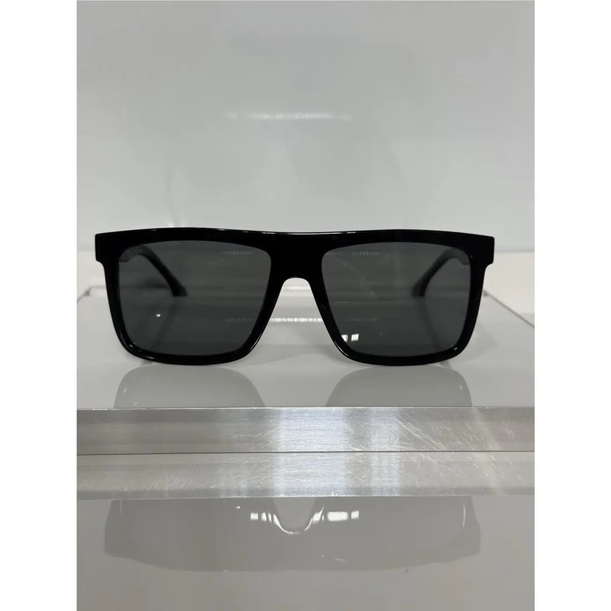Hugo Boss 1440/S 807M9 Shiny Black Large Acetate Polarized Men’s Sunglasses