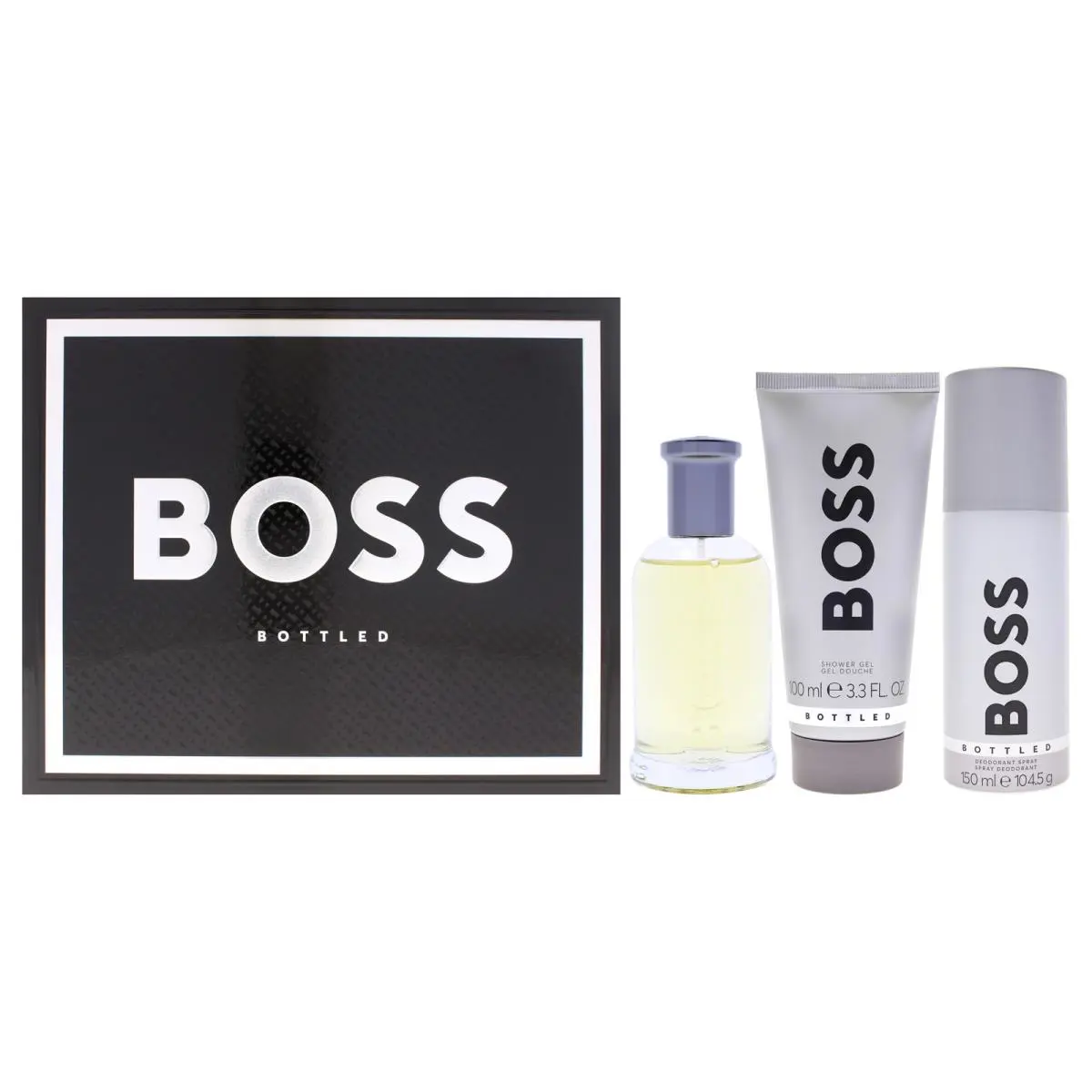 Boss Bottled by Hugo Boss For Men-3 Pc Gift Set