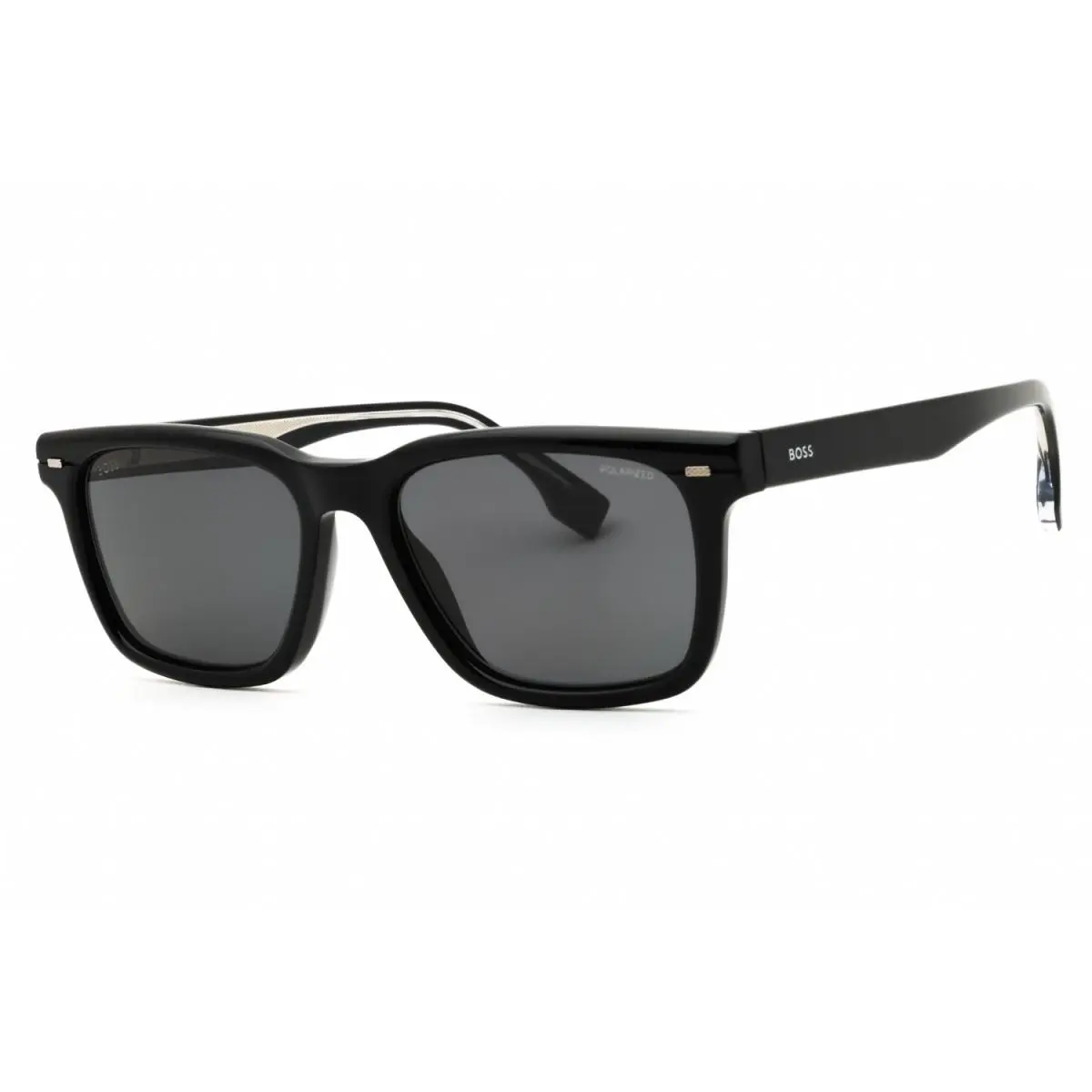 Boss 1352/U/S 0807 M9 Black/grey Polarized 55-18-145 Sunglasses by Hugo Boss