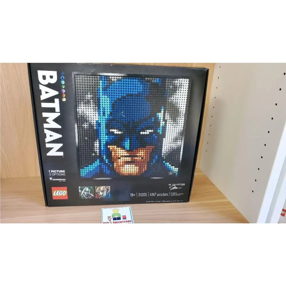 New/sealed Lego® Art 31205 - Jim Lee Batman Collection Box Not Perfect