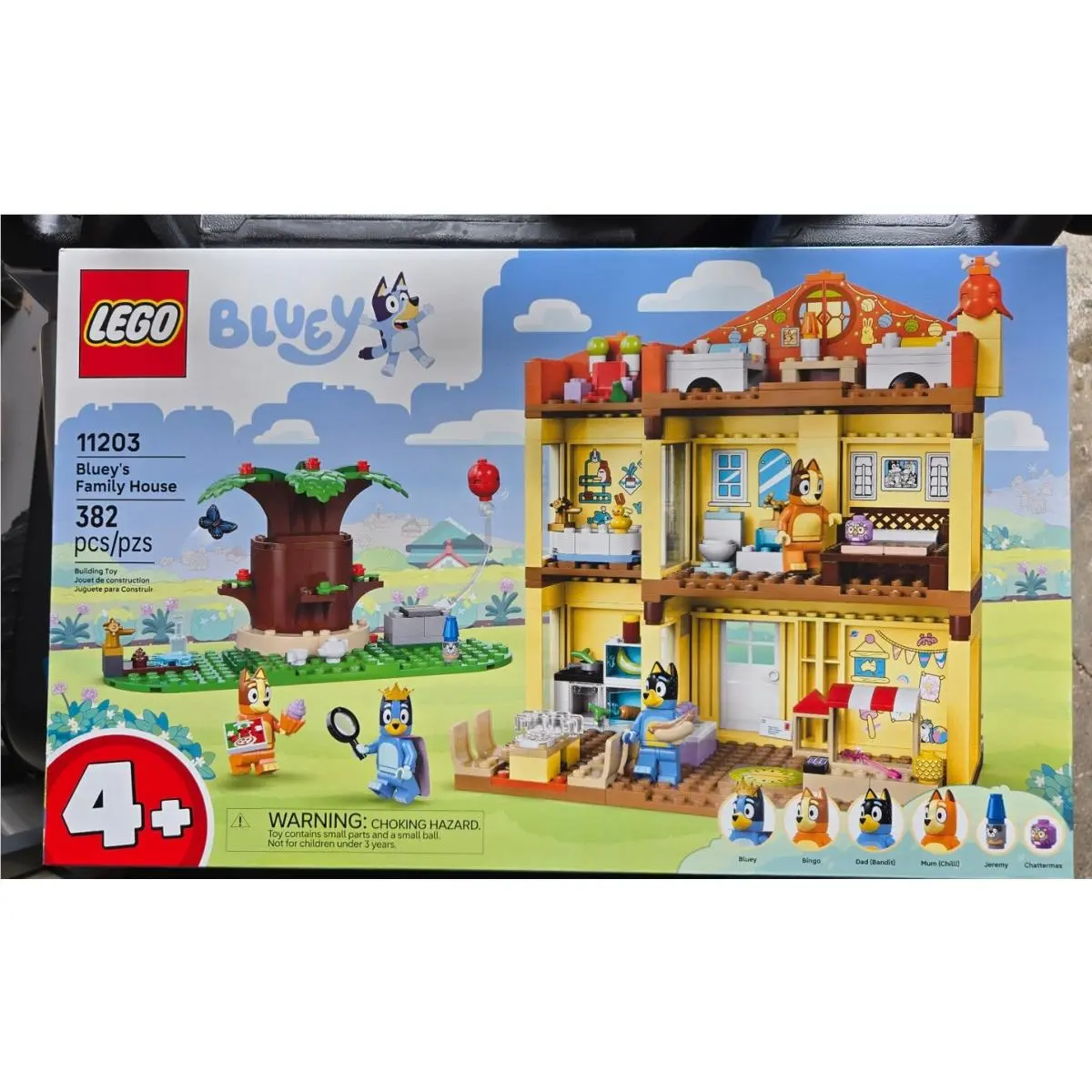 Lego 11203 Bluey`s Family House 382pcs Ages For 4+ Gnome Chattermax