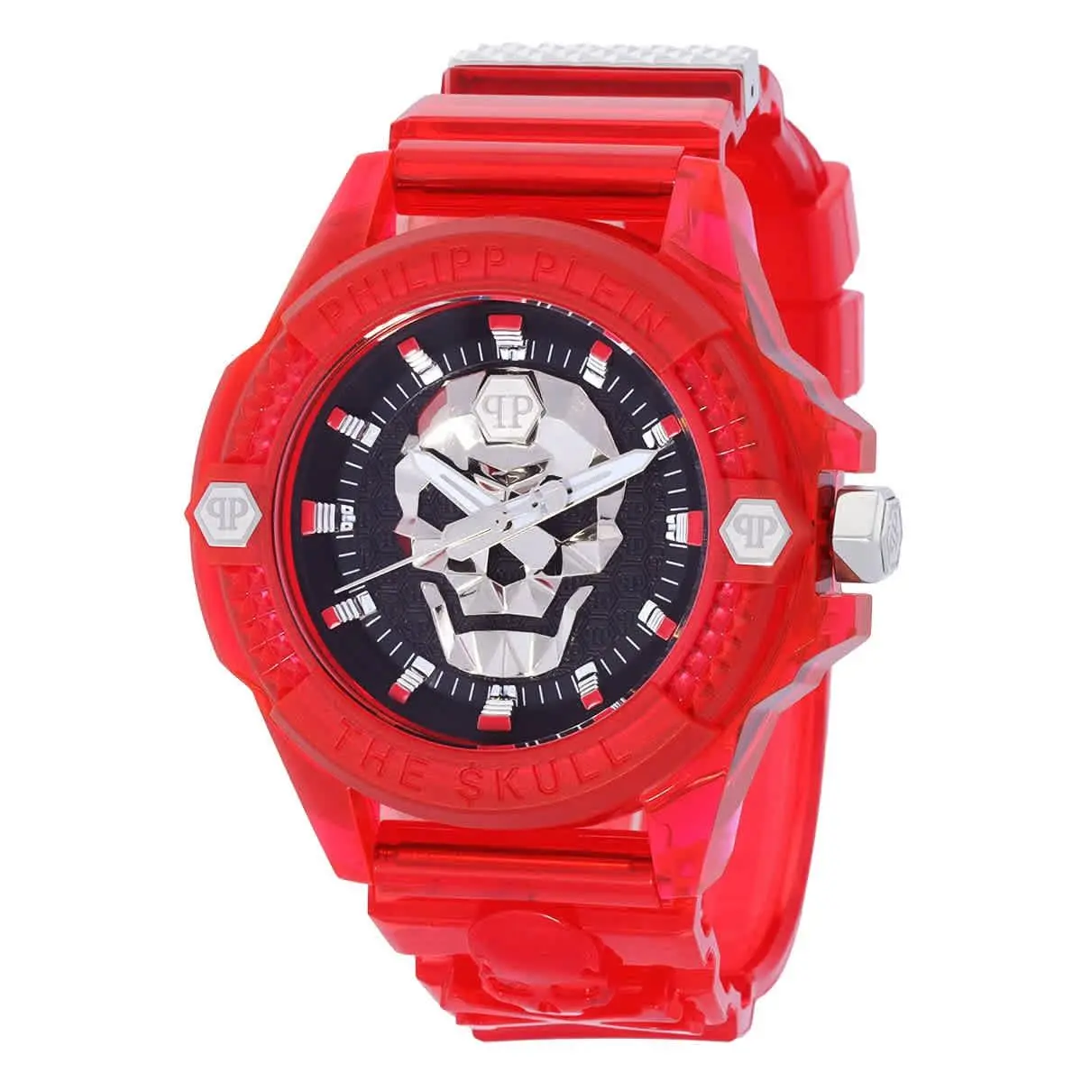 Philipp Plein PWWAA0223 The Skull Black Dial 44 mm Men`s Watch