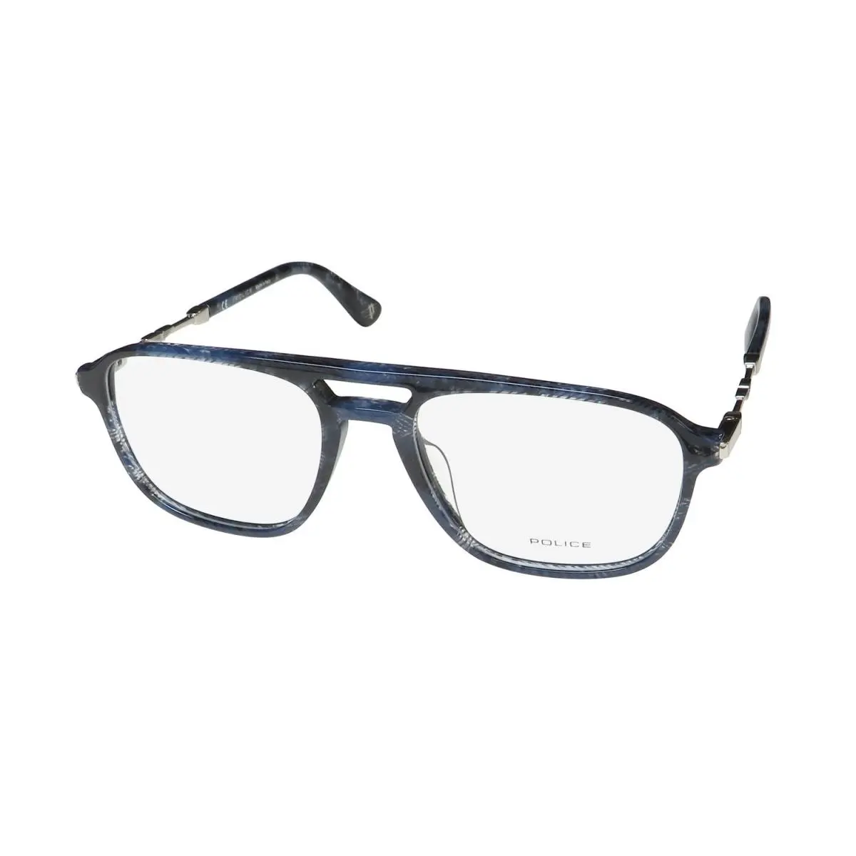 VPLD13 Milestone 1 Classic Shape Prestigious Brand Eyeglass Frame/glasses Blue by Police