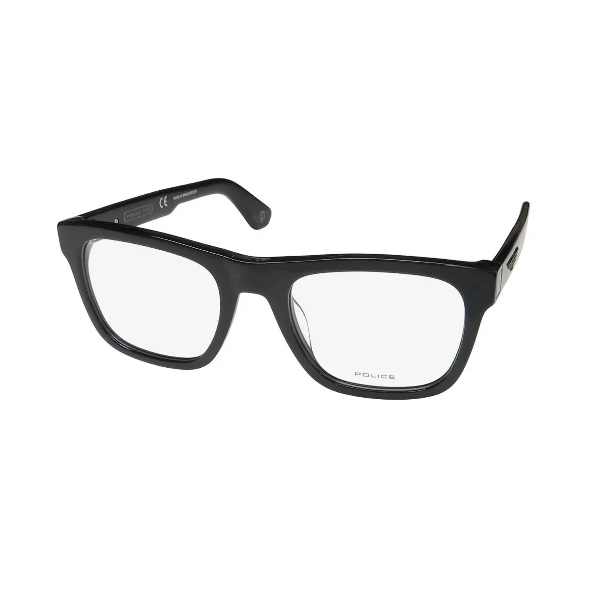 Police VPLE37 Origins Bullet 1 Eyeglasses Plastic Full-rim 52-20-145 Mens