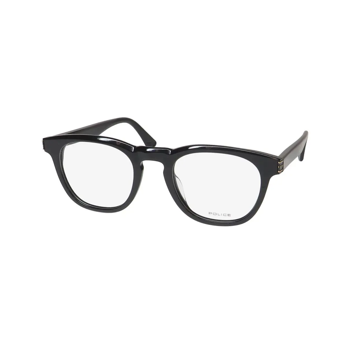 Police VPLF04 Origins Hero 4 Eyewear Full-rim Oval Black Italy Mens