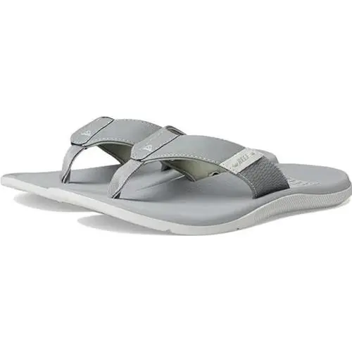 Man Reef Santa Ana High Arch Support Flip Flop Sandal CJ6602 Grey /light