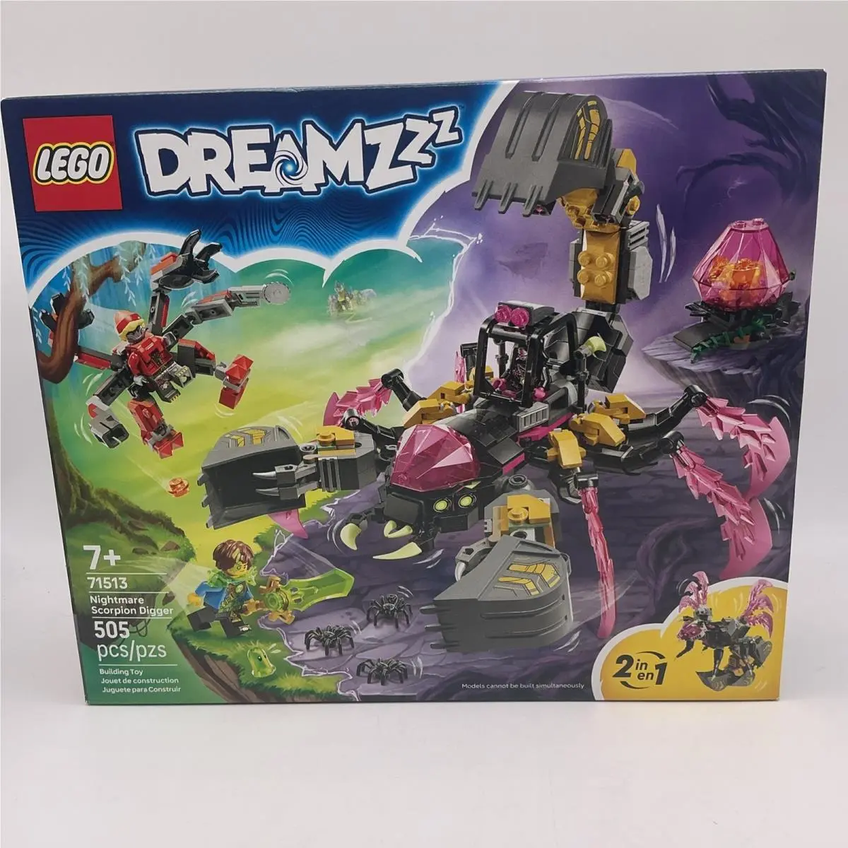 Lego Dreamzzz: Nightmare Scorpion Digger Set 71513