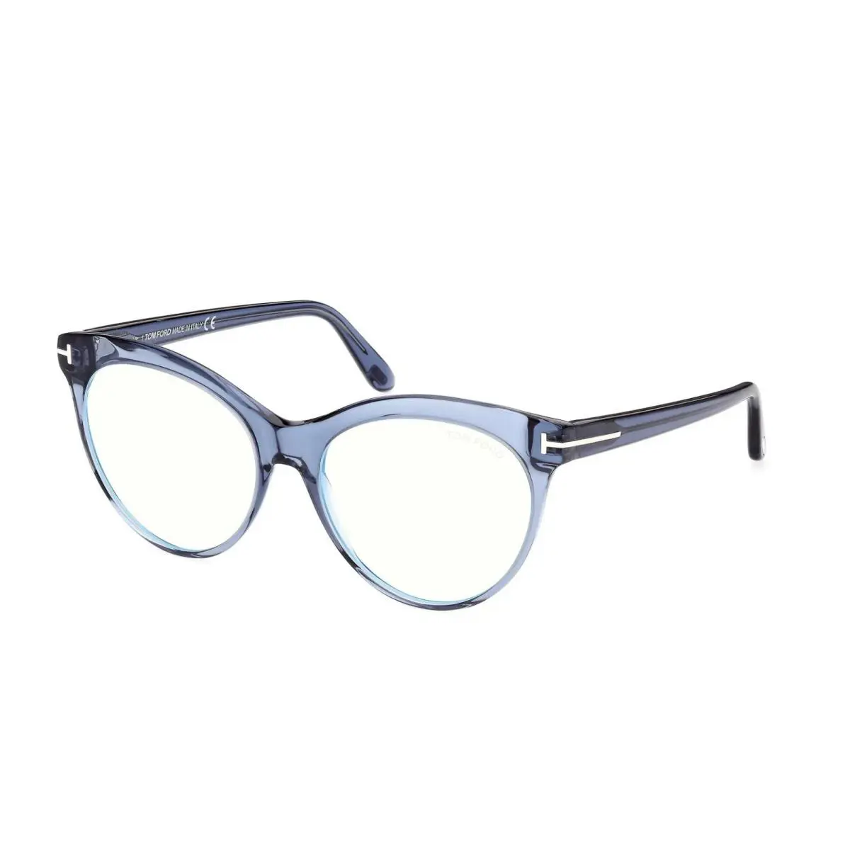 Tom Ford TF5827-B 090 Blue Clear/blue Light Block Eyeglasses Frame