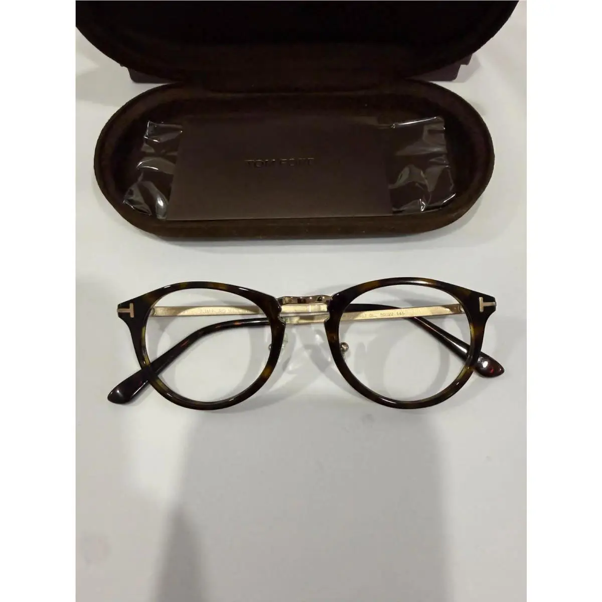 Tom Ford TF 5467 052 Dark Havana/gold Eyeglasses Frames 50-22-145