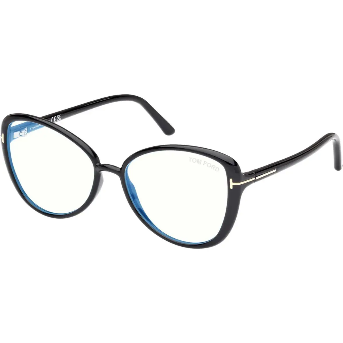Tom Ford TF5907-B 001 Black Clear/blue Light Block Eyeglasses Frame