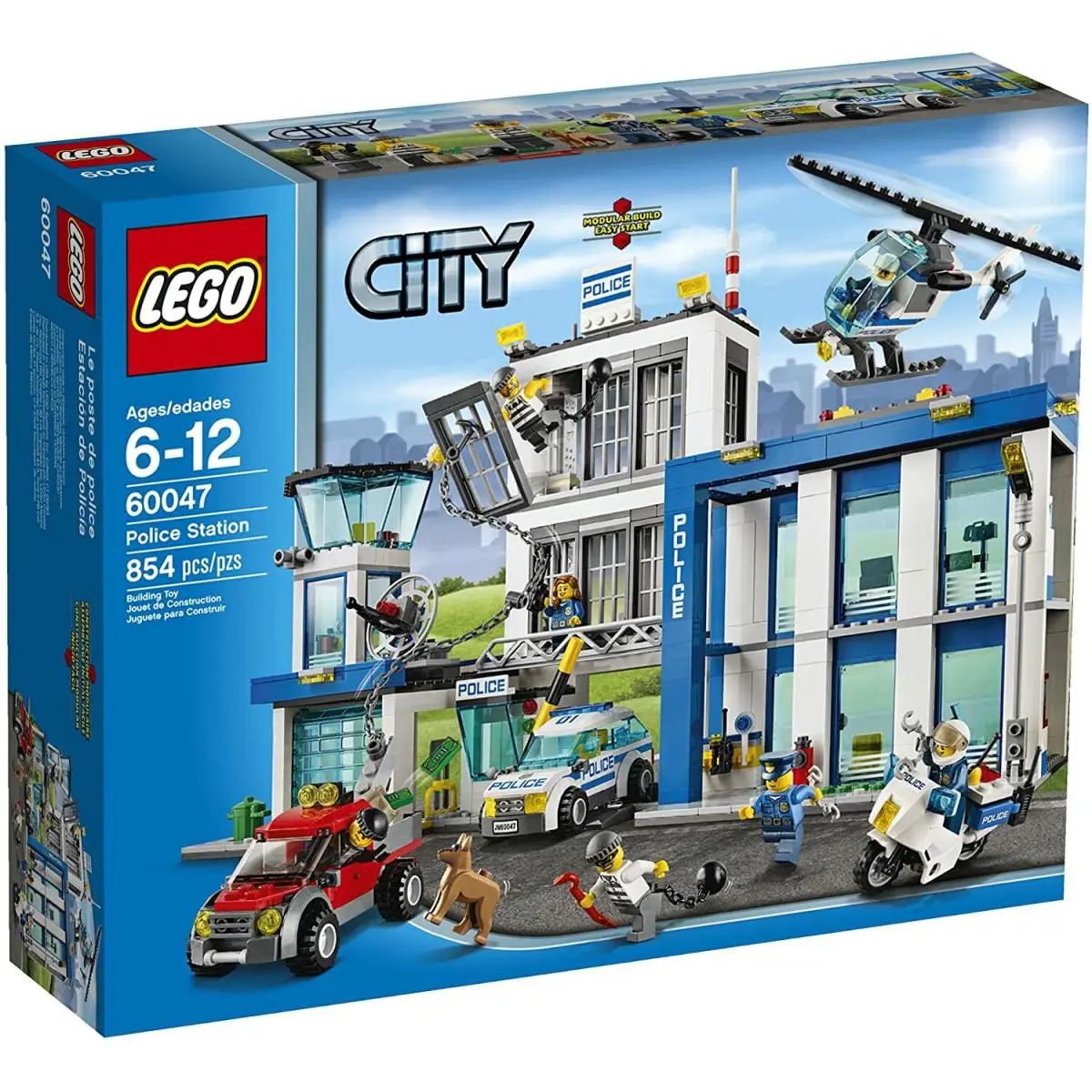 Lego City Police Station 60047 Retired Hard to Find Building Set