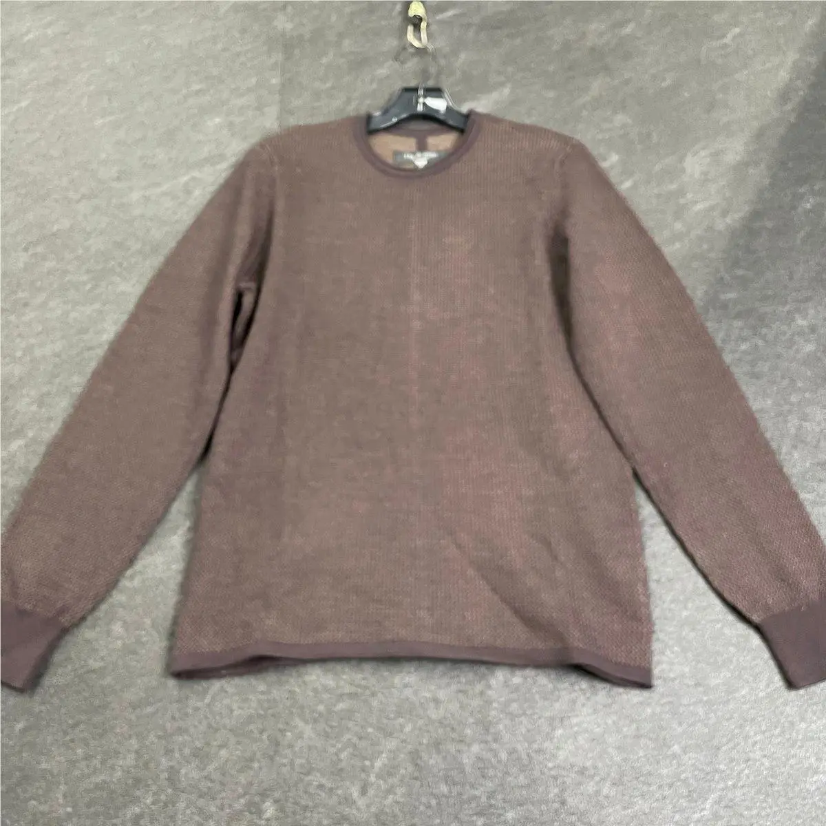 Rag Bone Gregory Crewneck Sweater Men`s Size S Stonewall RH3225F6MWL