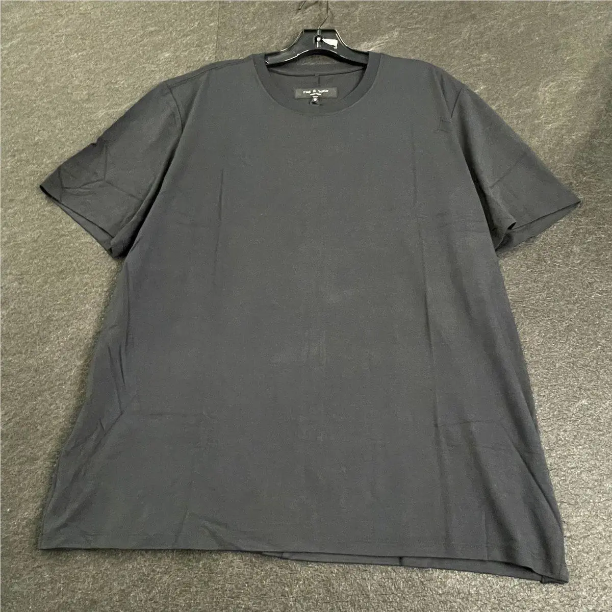 Rag Bone Tech Jersey T-shirt Men`s Size XL Black MBC25ST047TJ47