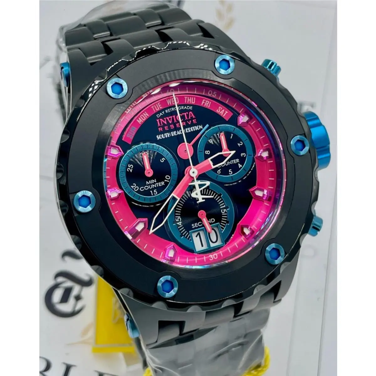 Invicta Reserve South Beach Swiss Ronda 8040.N Caliber Men`s Watch - 52mm 48608