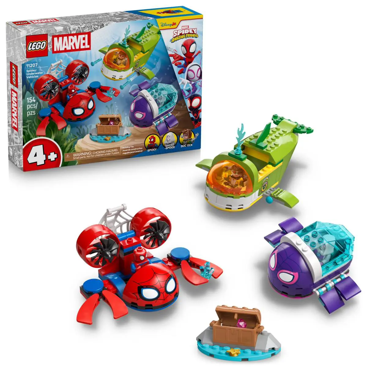 Lego Marvel Spidey and His Amazing Friends Spidey: Underwater Vehicles