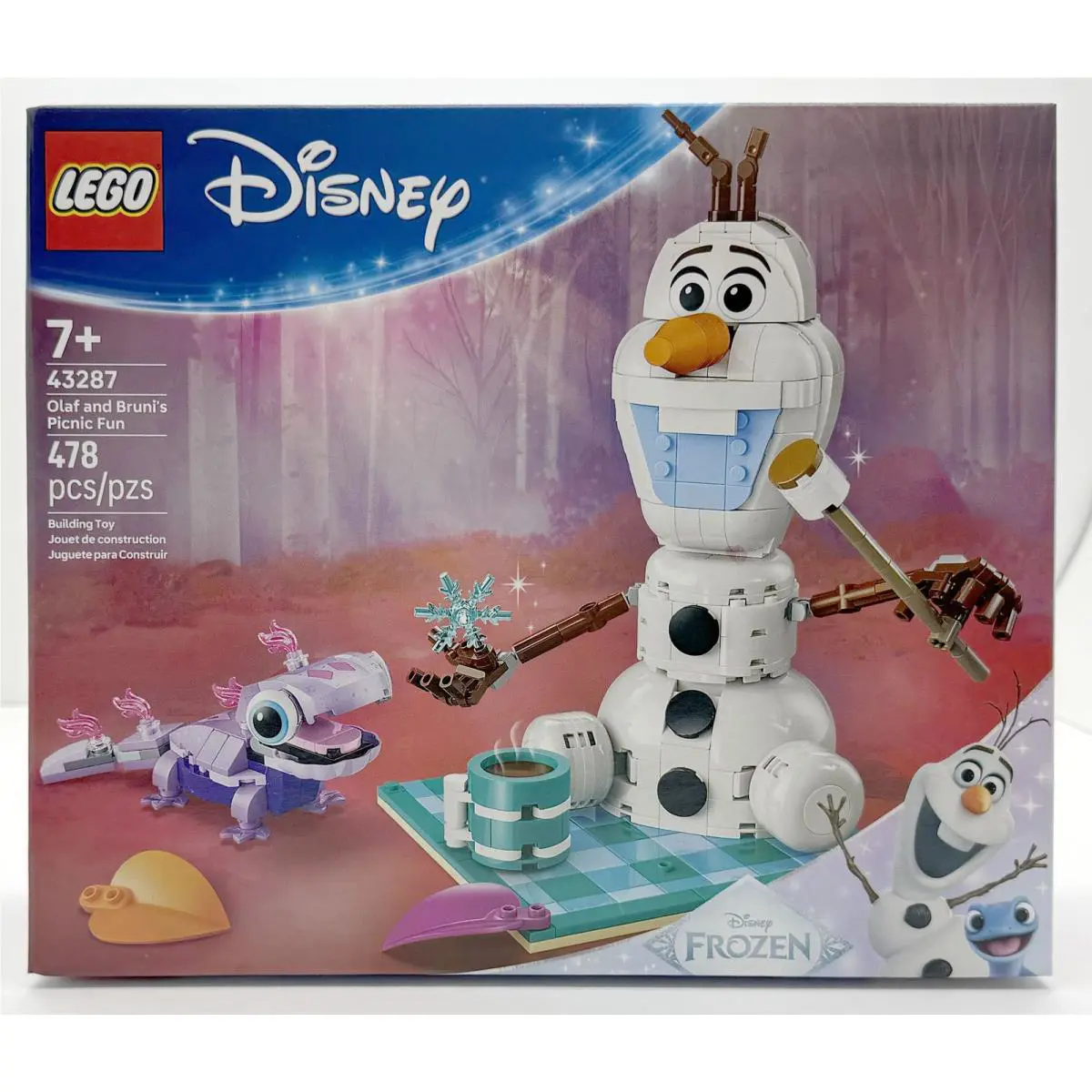 Lego 43287 Disney Olaf and Bruni’s Picnic Fun Building Toy 478 Pieces For 7+