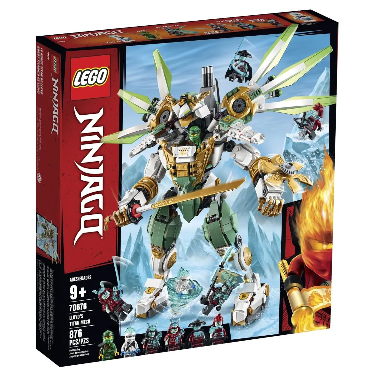 Lego Ninjago: Lloyd`s Titan Mech 70676