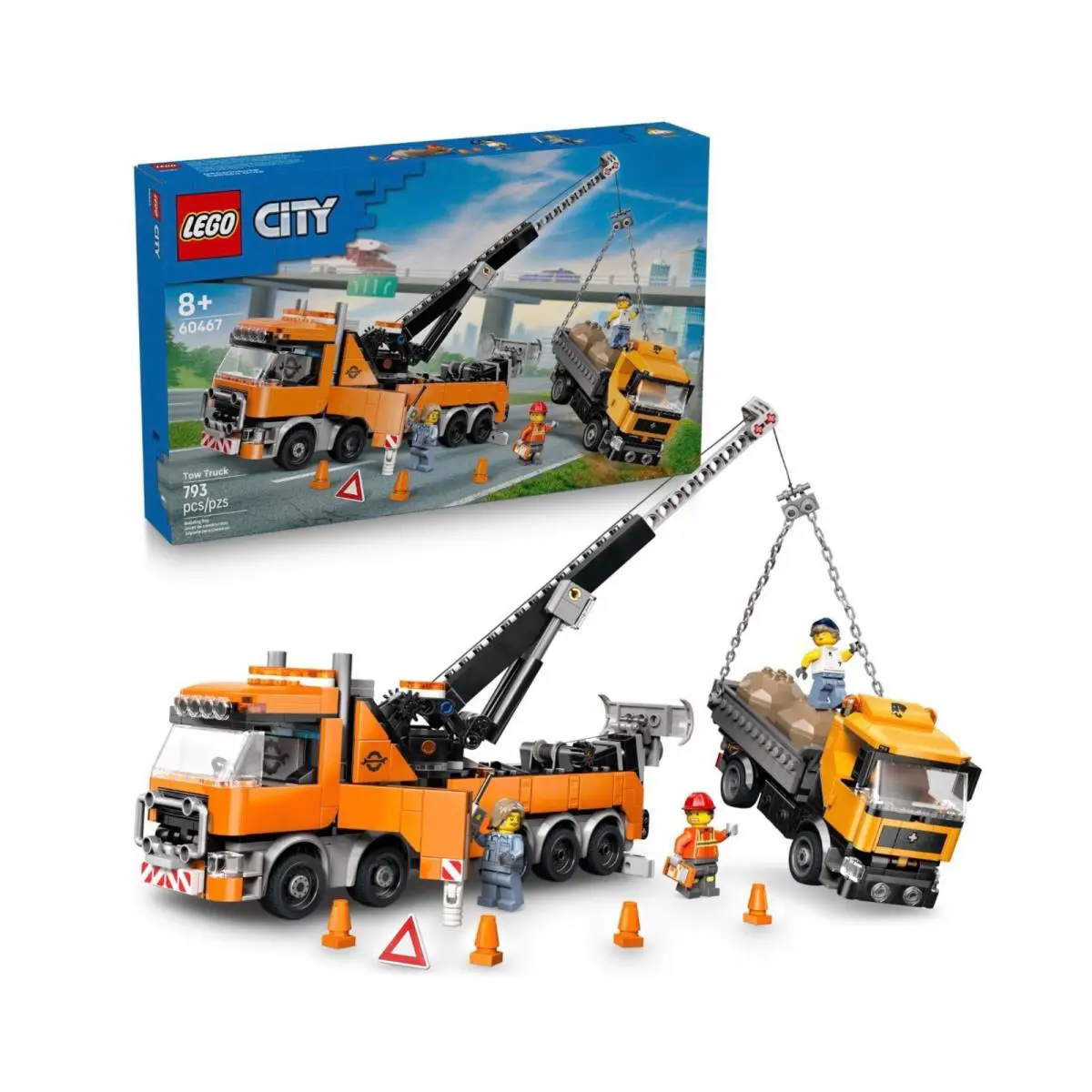 Lego City Heavy-duty Recovery Tow Truck with Crane 60467