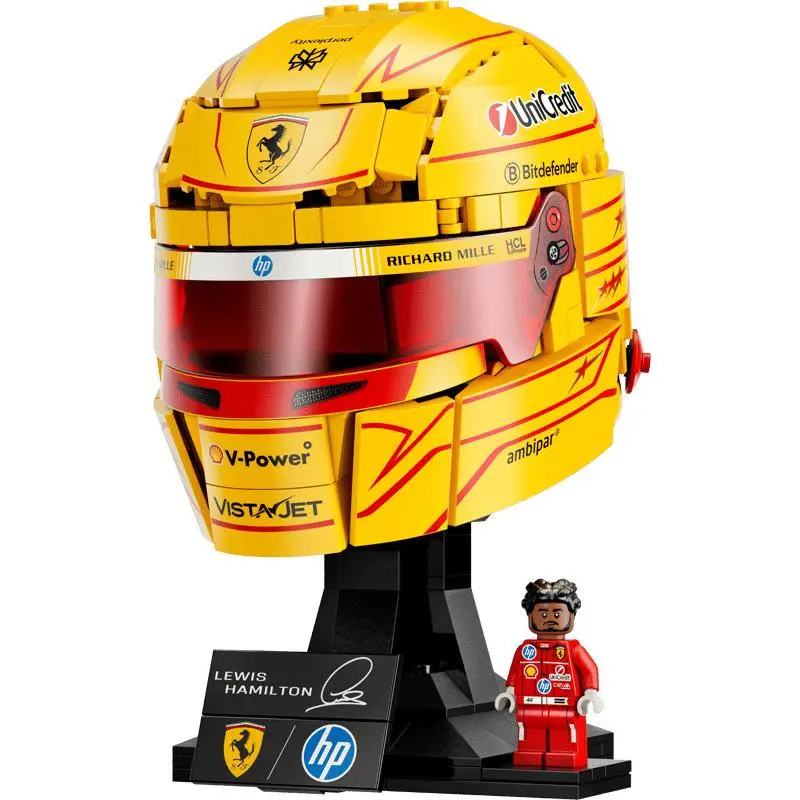 Lego Editions Scuderia Ferrari HP Lewis Hamilton Helmet 43022 F1 Building Set