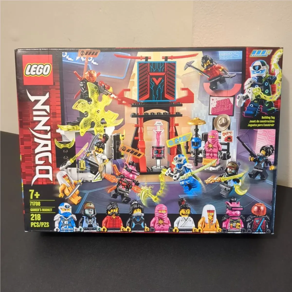 Lego 71708 - Ninjago - Gamer`s Market - Mib - 9 Minifigures