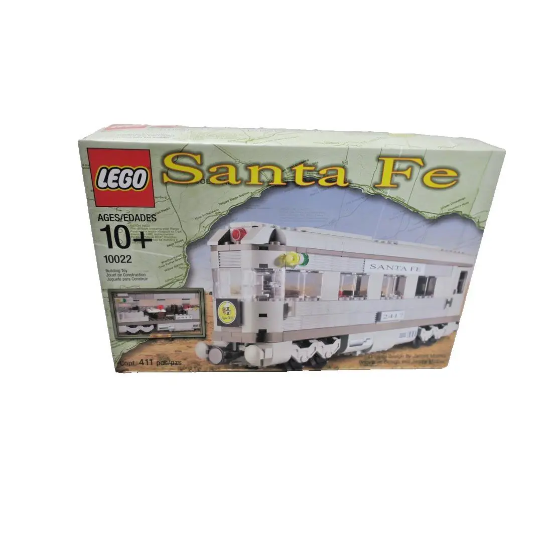 Lego 10022 Santa Fe Cars Set II Dining Observation or Sleeping Car