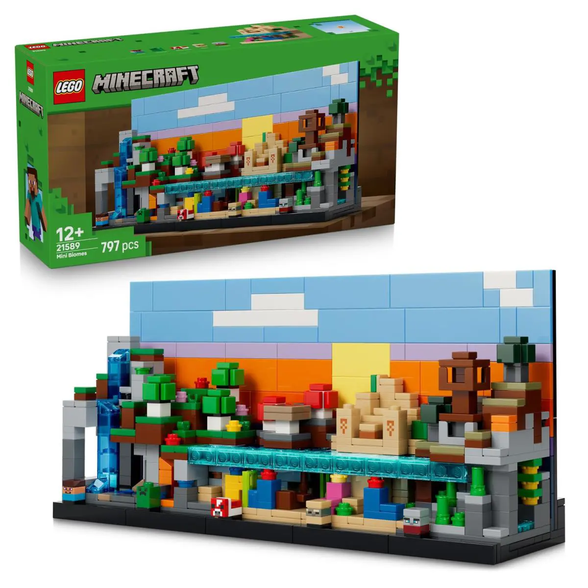 Minecraft Mini Biomes Building Toy 21589 797 Pieces