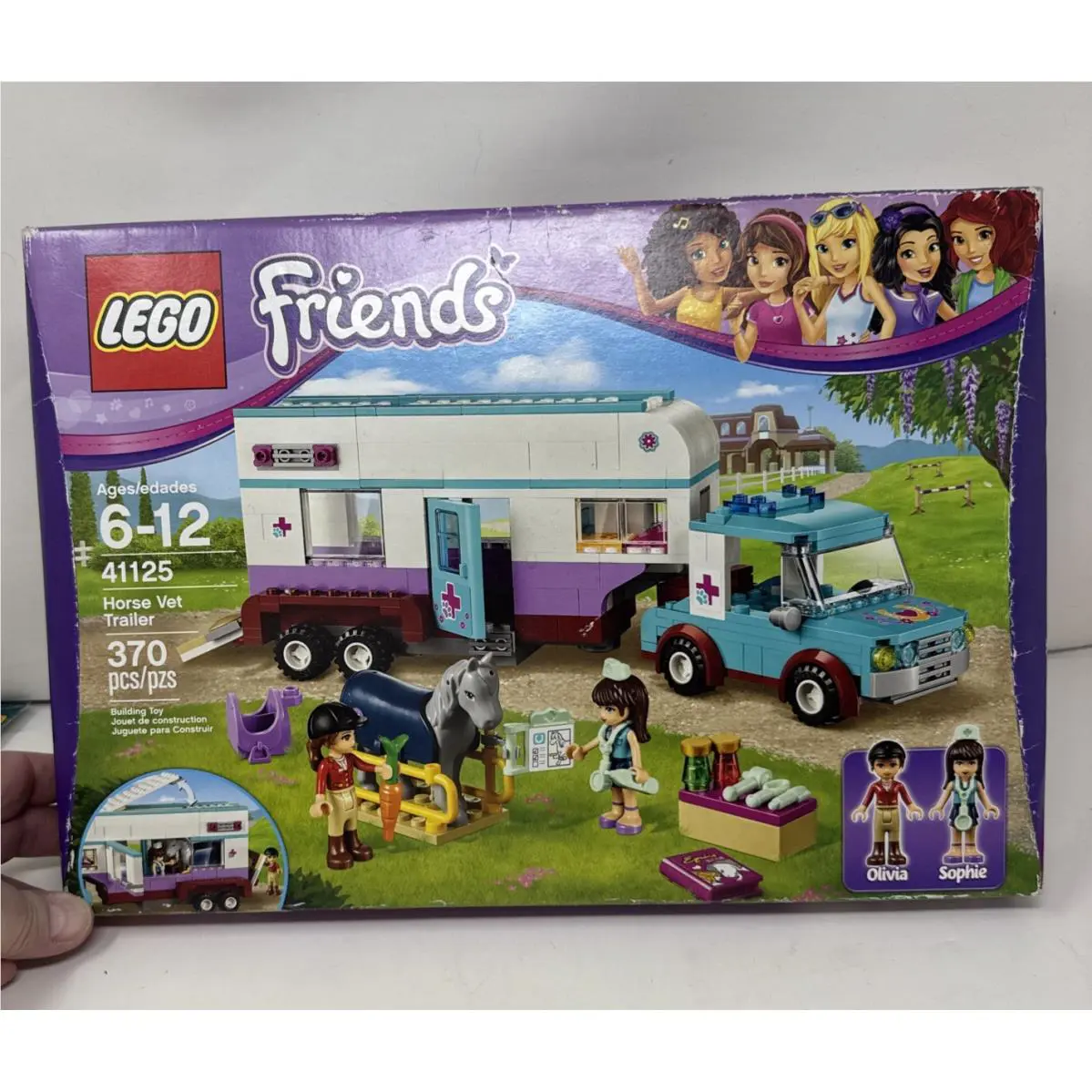 Lego Friends 41125 Horse Vet Trailer 370pcs Retired