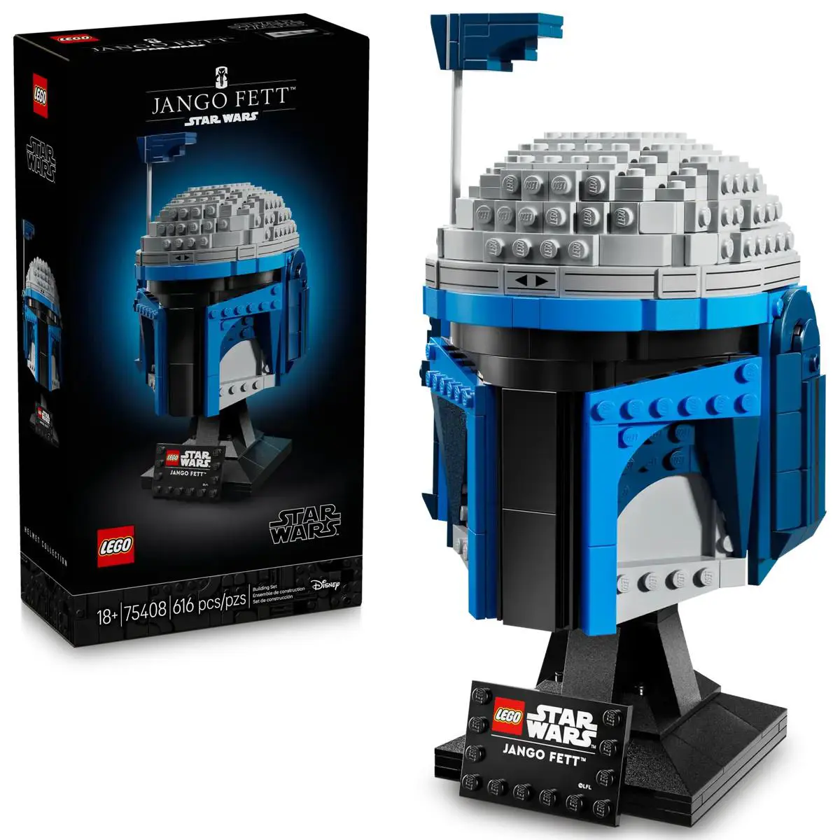 Jango Fett Helmet - Lego Star Wars Set 75408