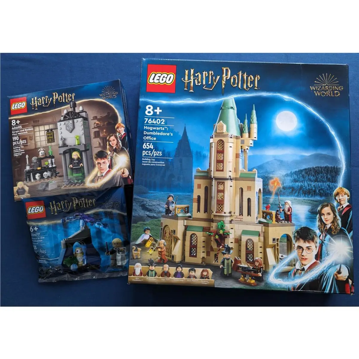 Lego Harry Potter-76402 Dumbledore`s Office 40695 Floo Network 30677 Draco
