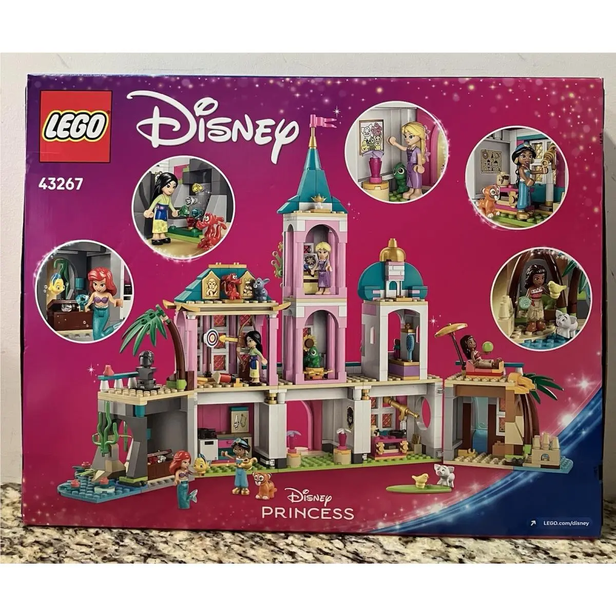Lego Disney Princess Castle Royal Pets 787pcs 43267 Ages 6+