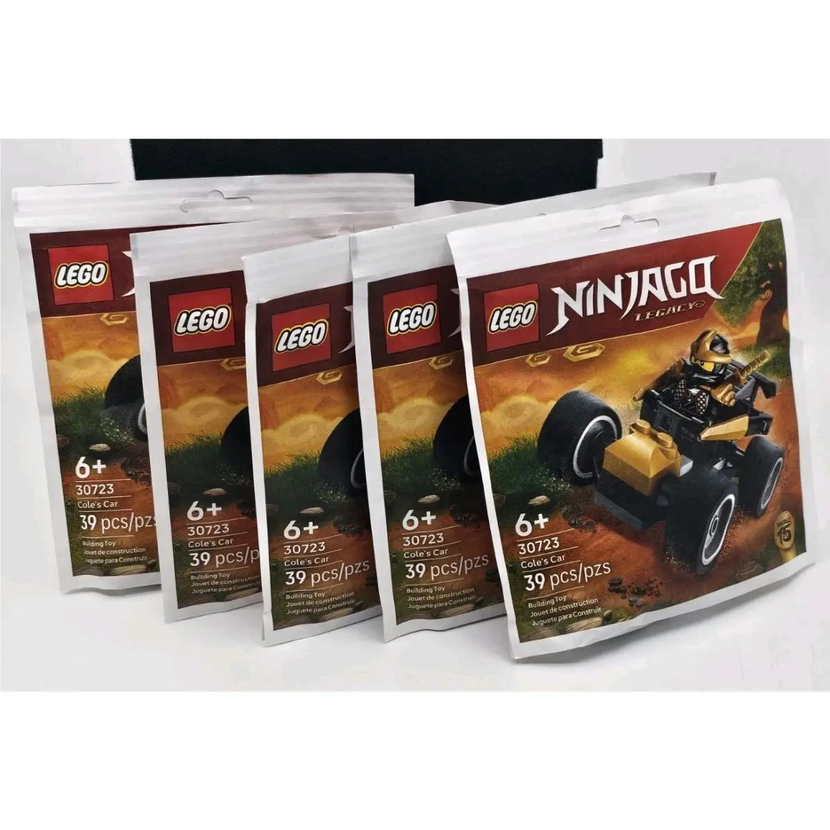 5 Lego 30723 Ninjago Cole`s Car Polybags Party Favor Birthday