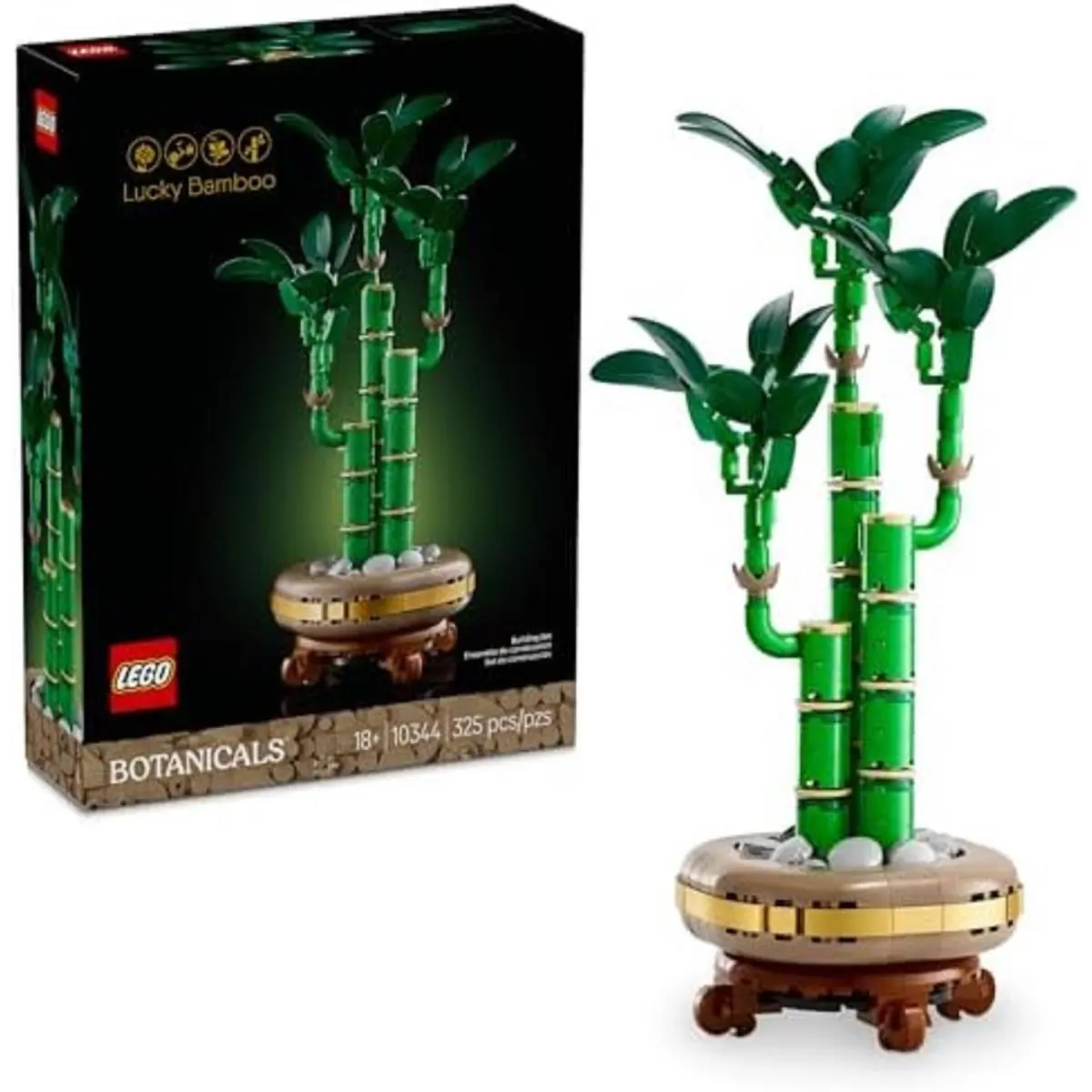 Lego Icons Orchid Artificial Plant Building Set with Flowers Home Décor Gift f
