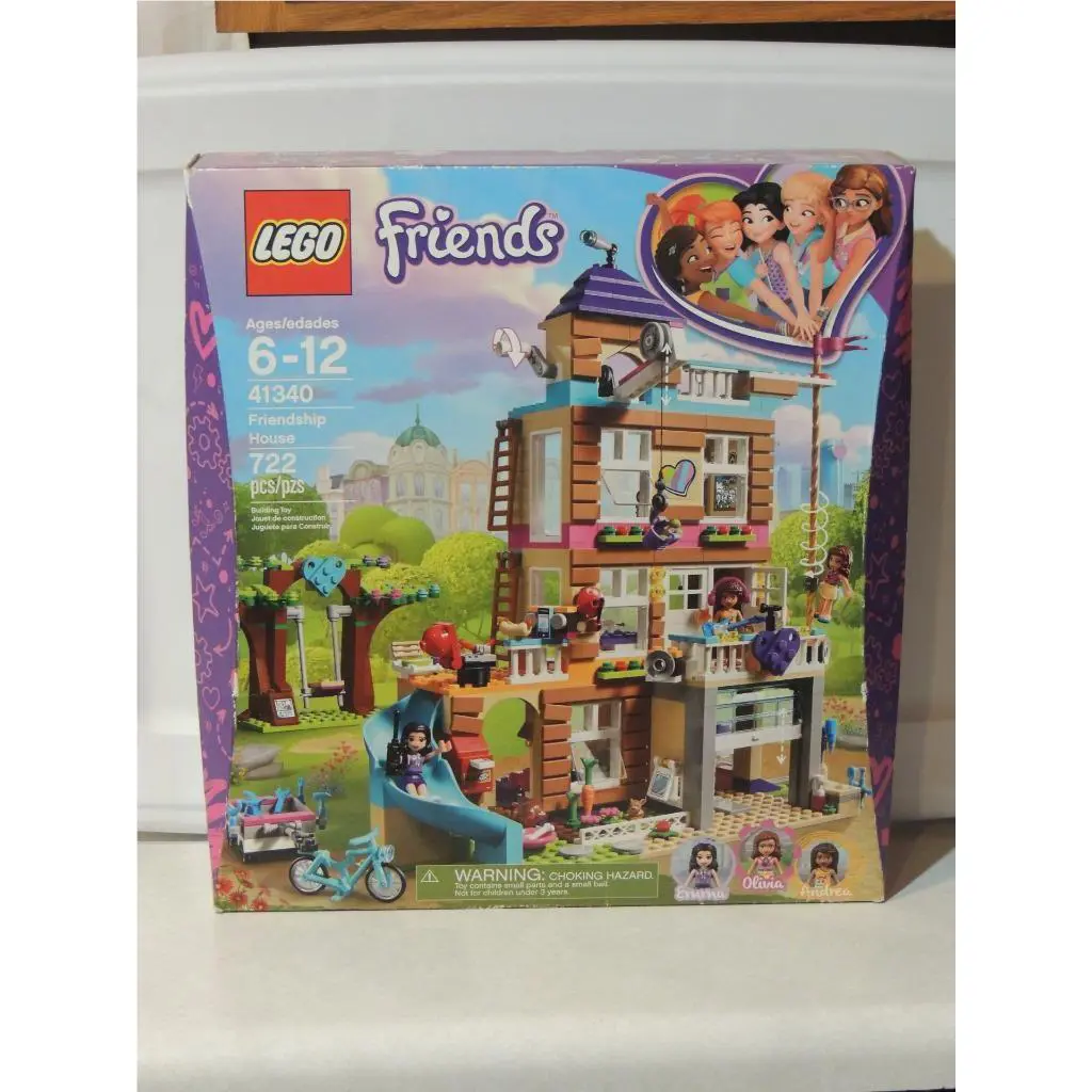 2018 Lego Friends Set 41340 Friendship House Nip 722 Pcs Retired