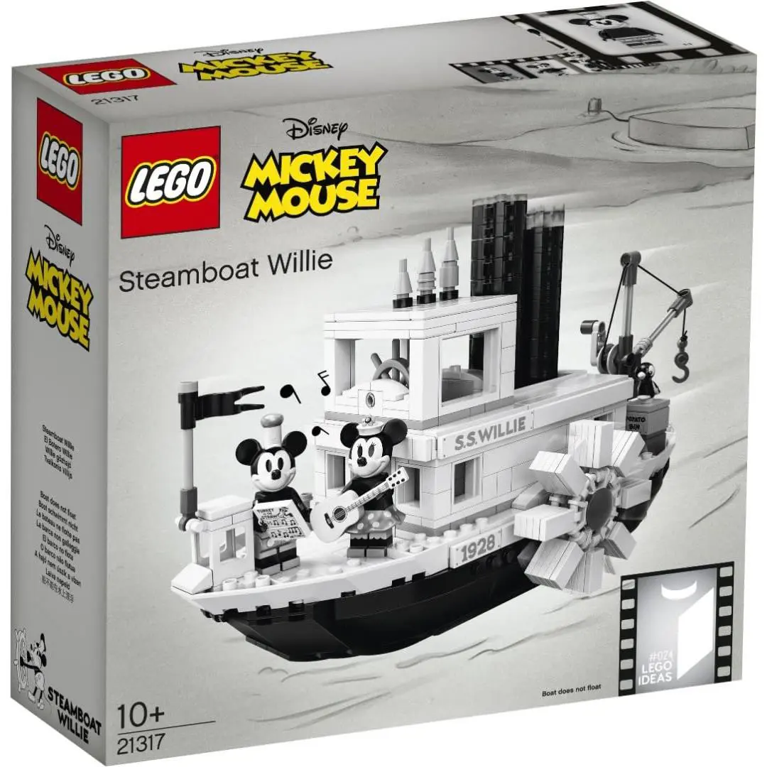 Lego Ideas 21317 Disney Steamboat Willie Building Kit 751 Pieces