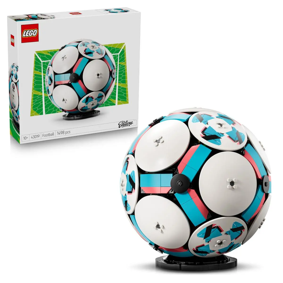 Lego Editions Football Toy - 3D Display Model Kit W/interactive Miniature Stadiu
