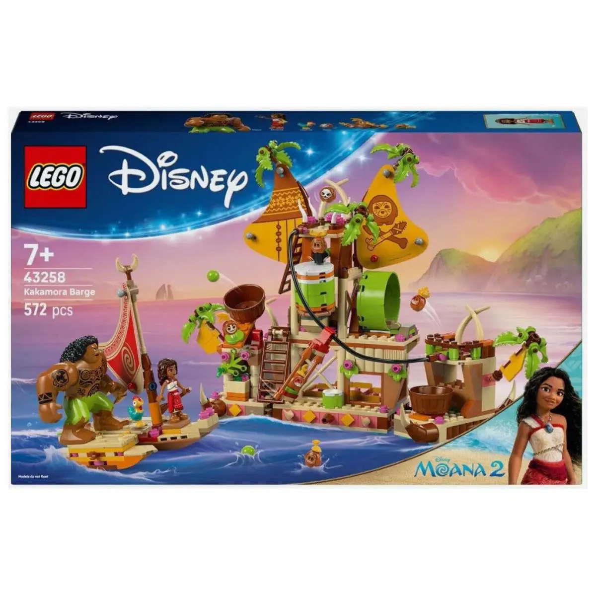 Lego® Disney Moana 2 Kakamora Barge Building Set 43258
