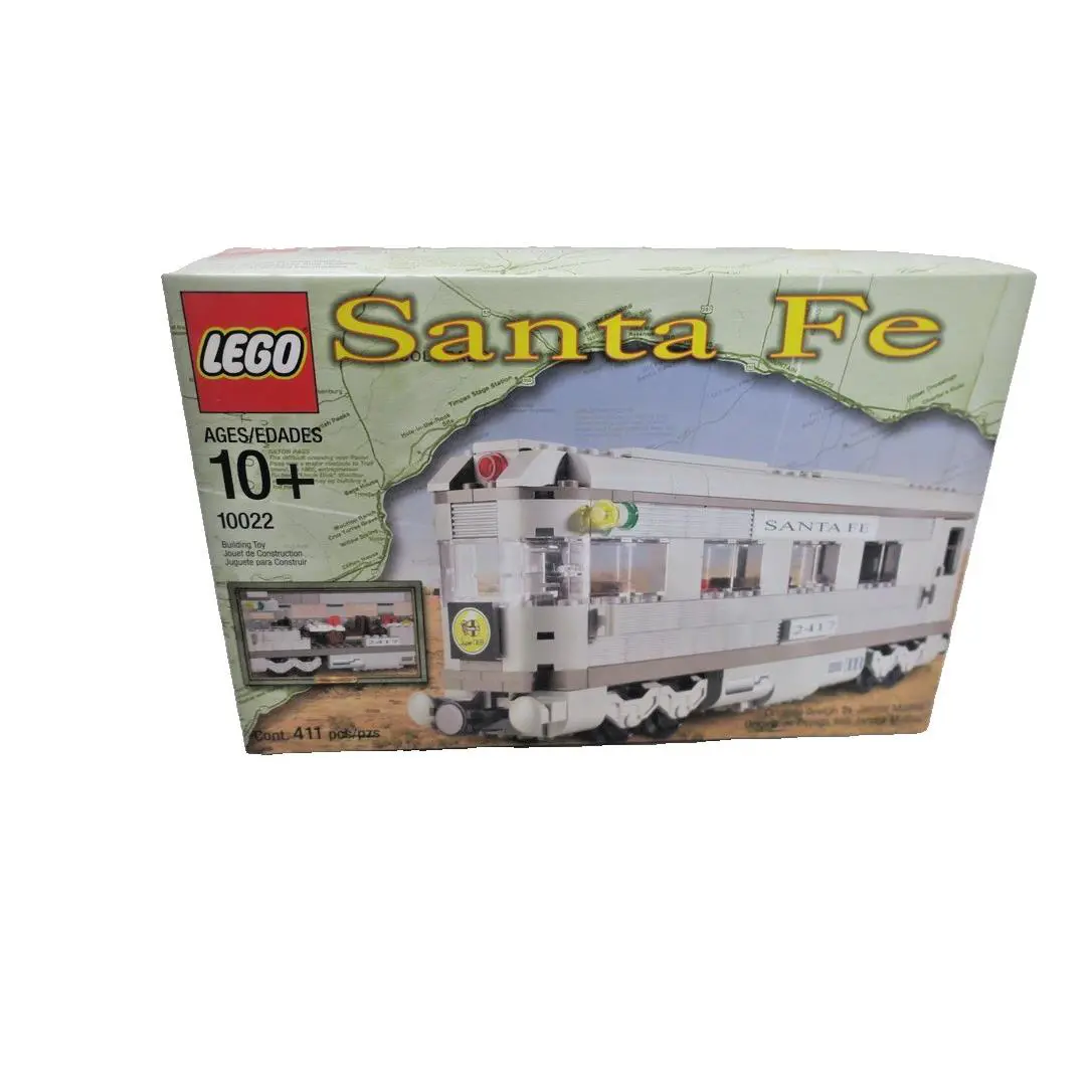 Lego 10022 Santa Fe Cars Set II Dining Observation or Sleeping Car