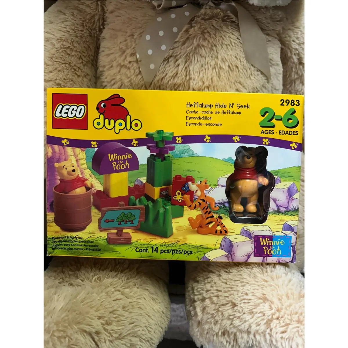 Lego Duplo 2983 Winnie The Pooh Heffalump Hide N` Seek Vintage 1999 Complete