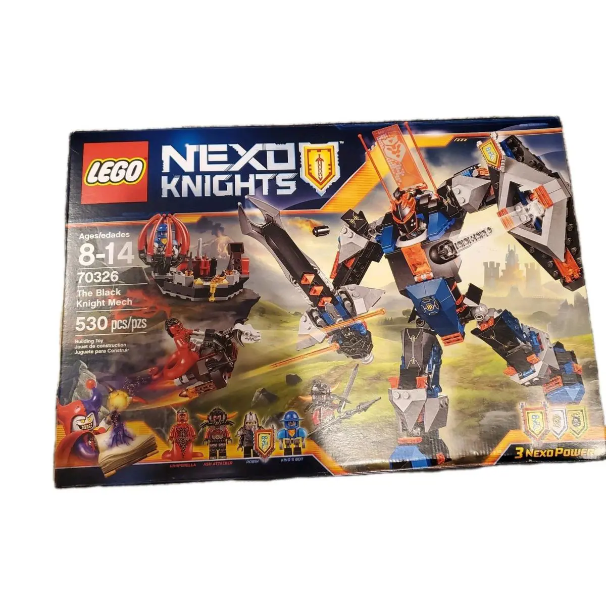 Lego Nexo Knights The Black Knight Mech 70326 Retired Set