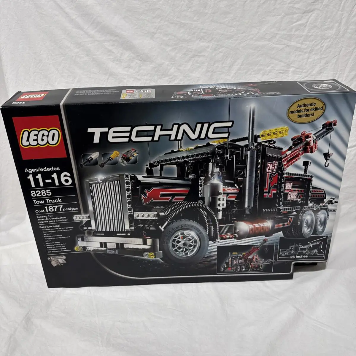 Lego 8285 Technic Tow Truck Retired Rare Huge Set Canada Version