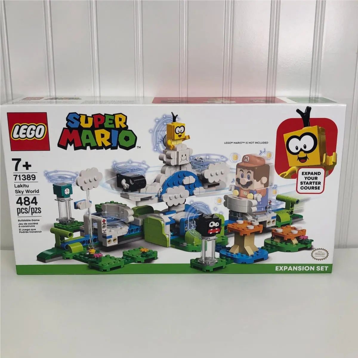 Lego Super Mario 71389 Lakitu Sky World Expansion Set 484pcs Kids Toy Age 7+